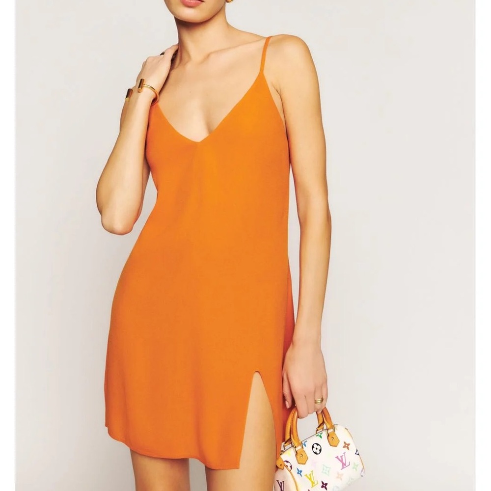 REFORMATION Marlowe Dress Nectarine / Orange